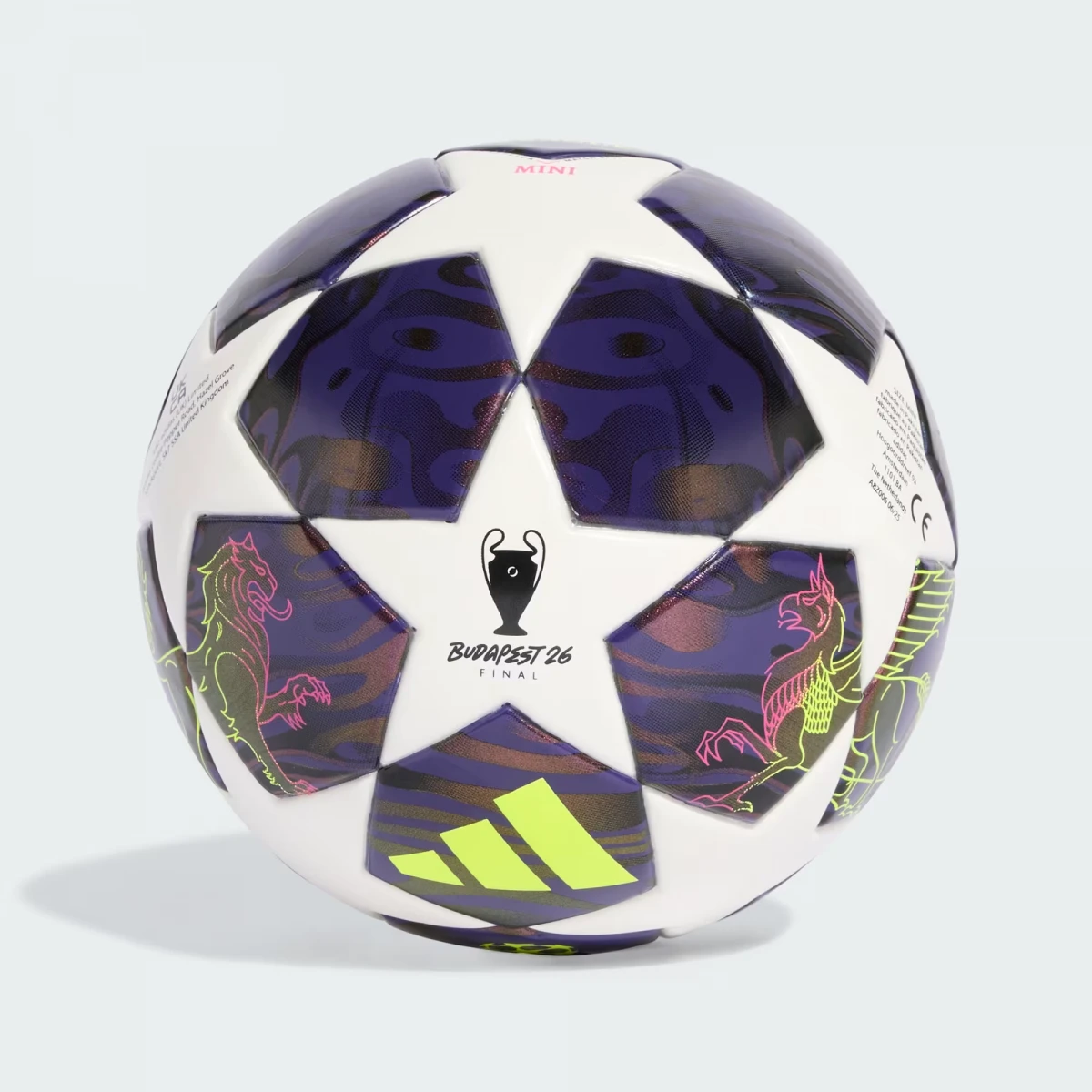 М'яч UCL MINI F JX9099 Adidas 1 Фіолетовий — фото 3