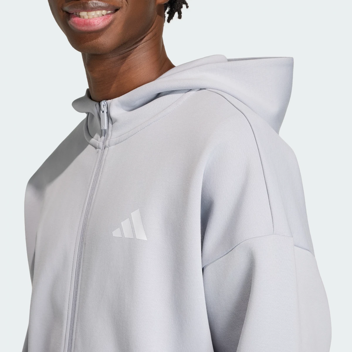 Худі M FI SL FZ KD7662 Adidas L Сірий — фото 4