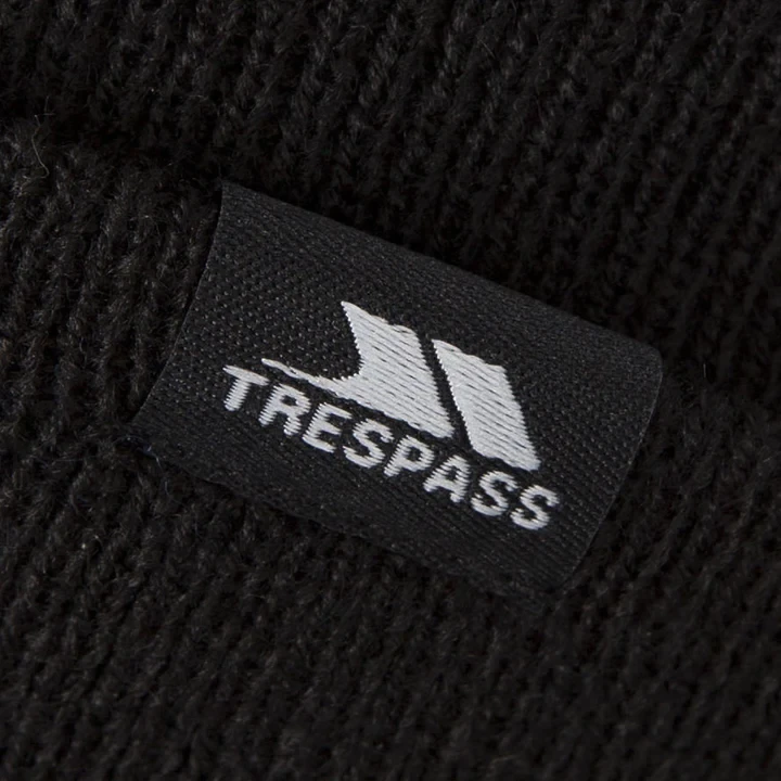 Шапка LITTLEBROOK - ADULT BEANIE UAHSHATR0029-Black Trespass TU Чорний — фото 3