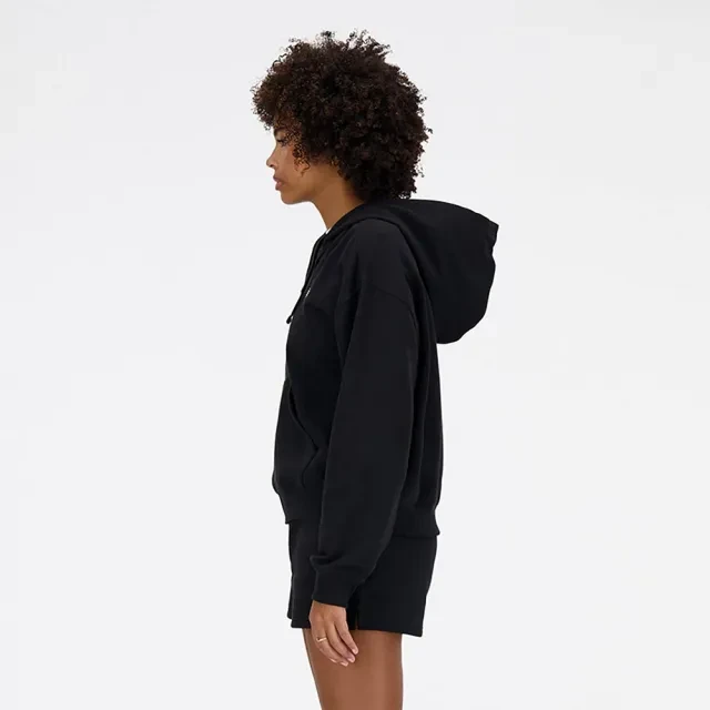 Толстовка на блискавці Small Logo WJ41501BK New Balance XS Чорний — фото 4