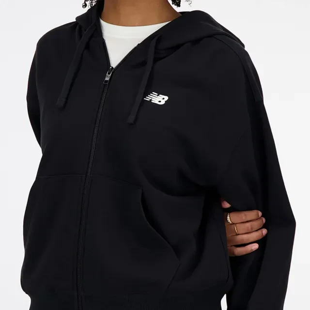 Толстовка на блискавці Small Logo WJ41501BK New Balance XS Чорний — фото 6