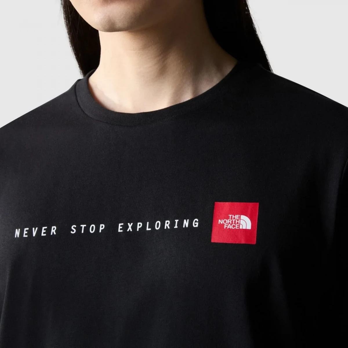 Футболка чоловіча The North Face Never Stop Exploring Tee Black (0A87NSJK31) — фото 5