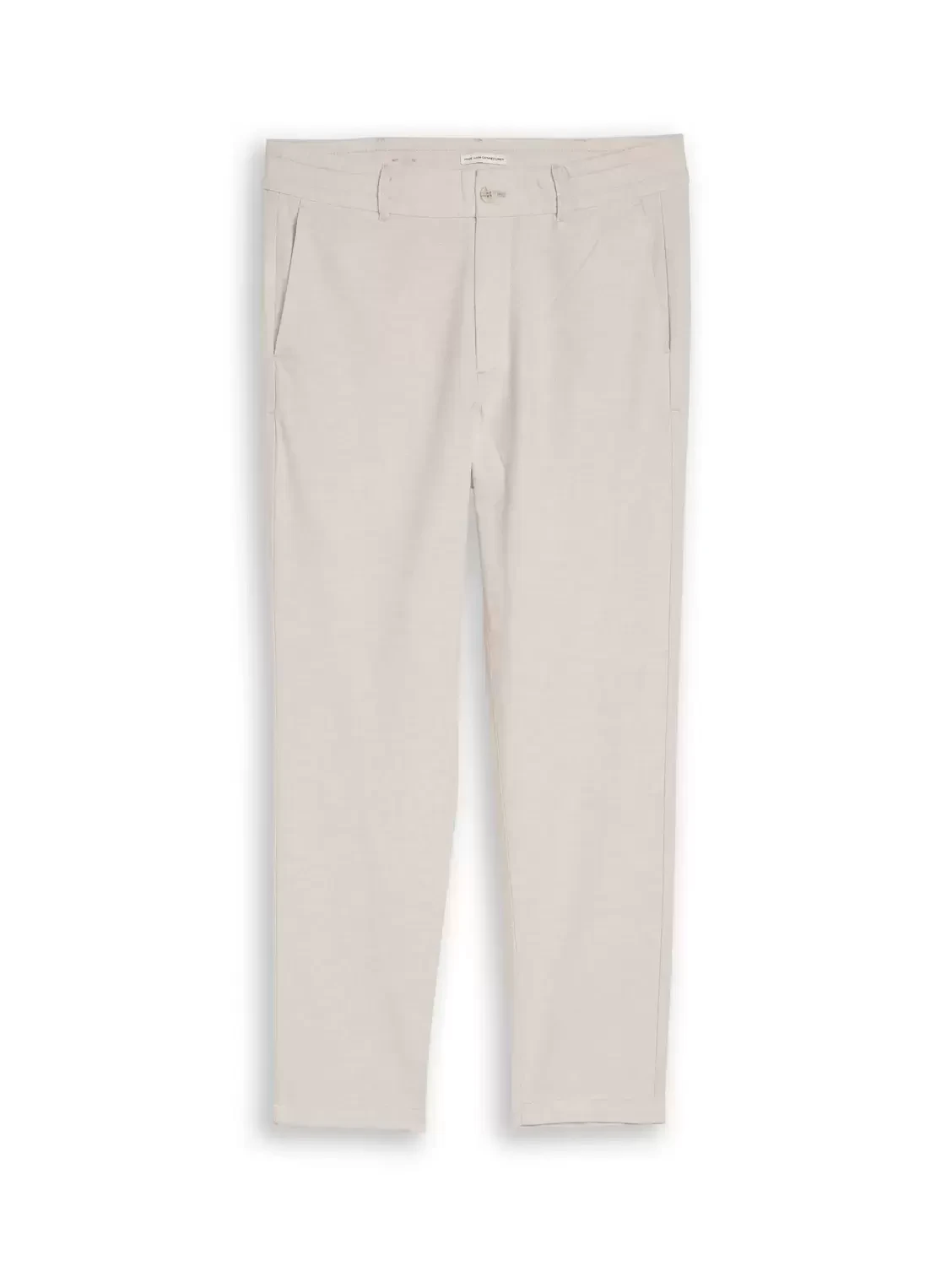 Штани relaxed tapared linen chino 1049703-39546 Tom Tailor XXL Бежевий — фото 1