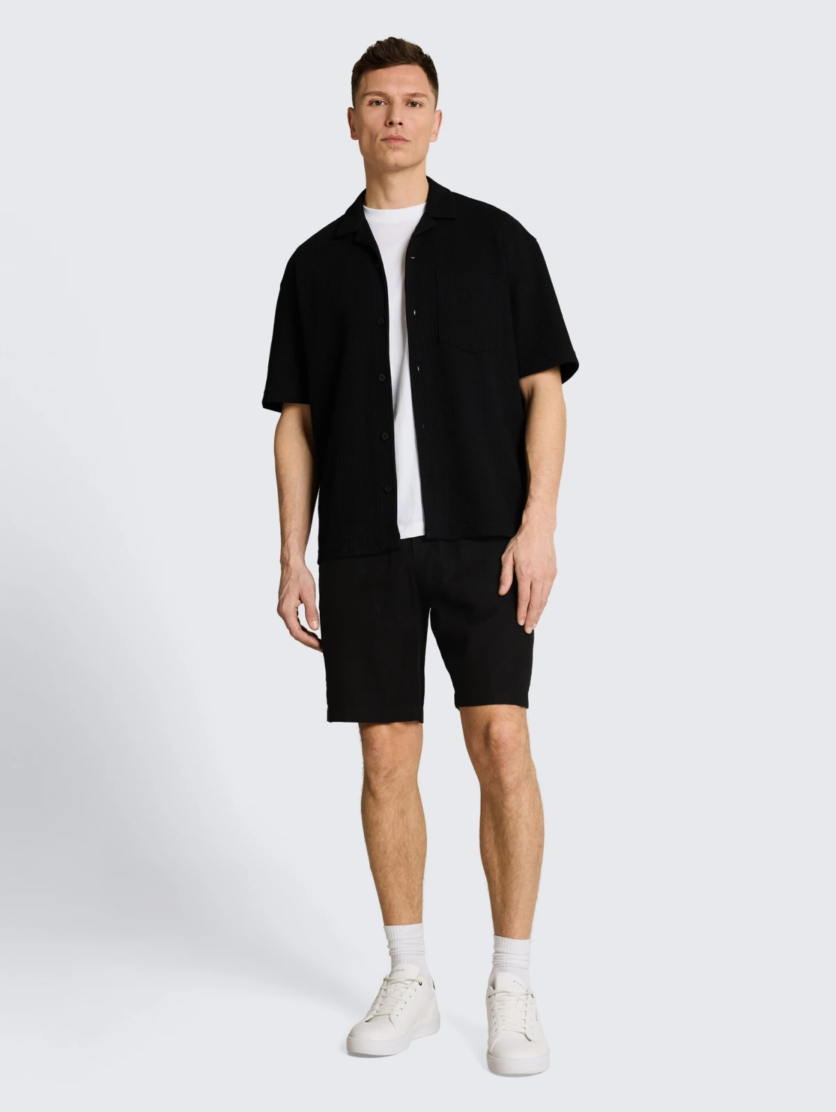 Шорти чоловічі Denim Shorts 1049705-29999 Tom Tailor XXL Чорний — фото 5
