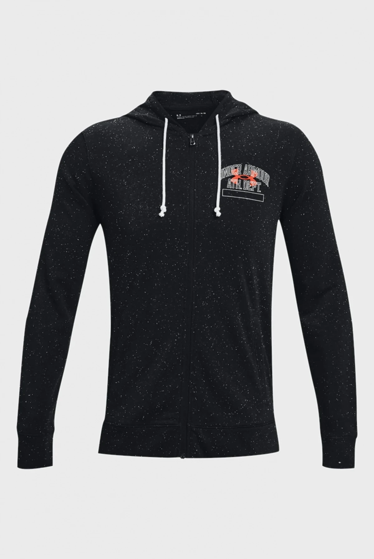 Кофта чоловіча Under Armour Sweatshirt Rival Try Athlc Dep Hoody Black (1370355-001) — фото 5