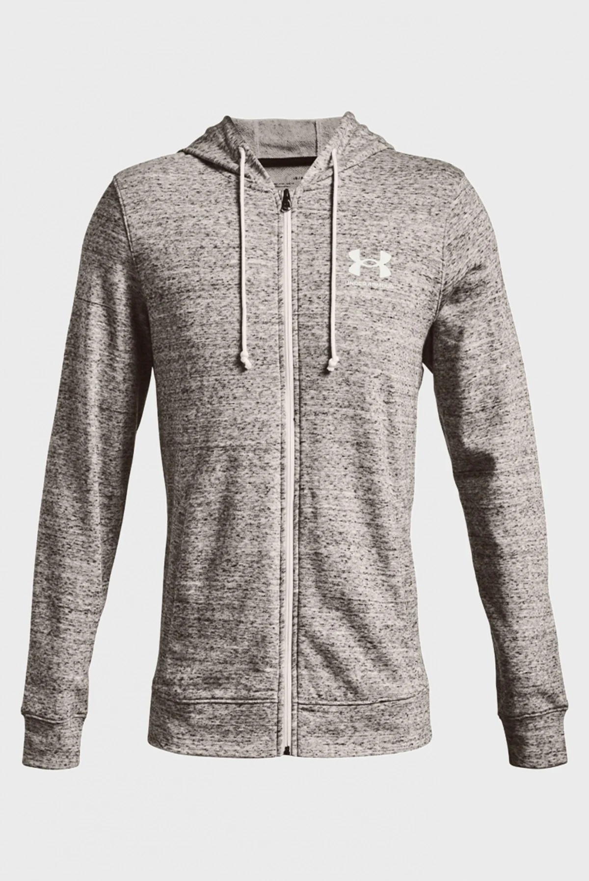 Кофта чоловіча Under Armour Hooded Sweatshirt Ua Rival Terry Grey (1370409-112) — фото 5