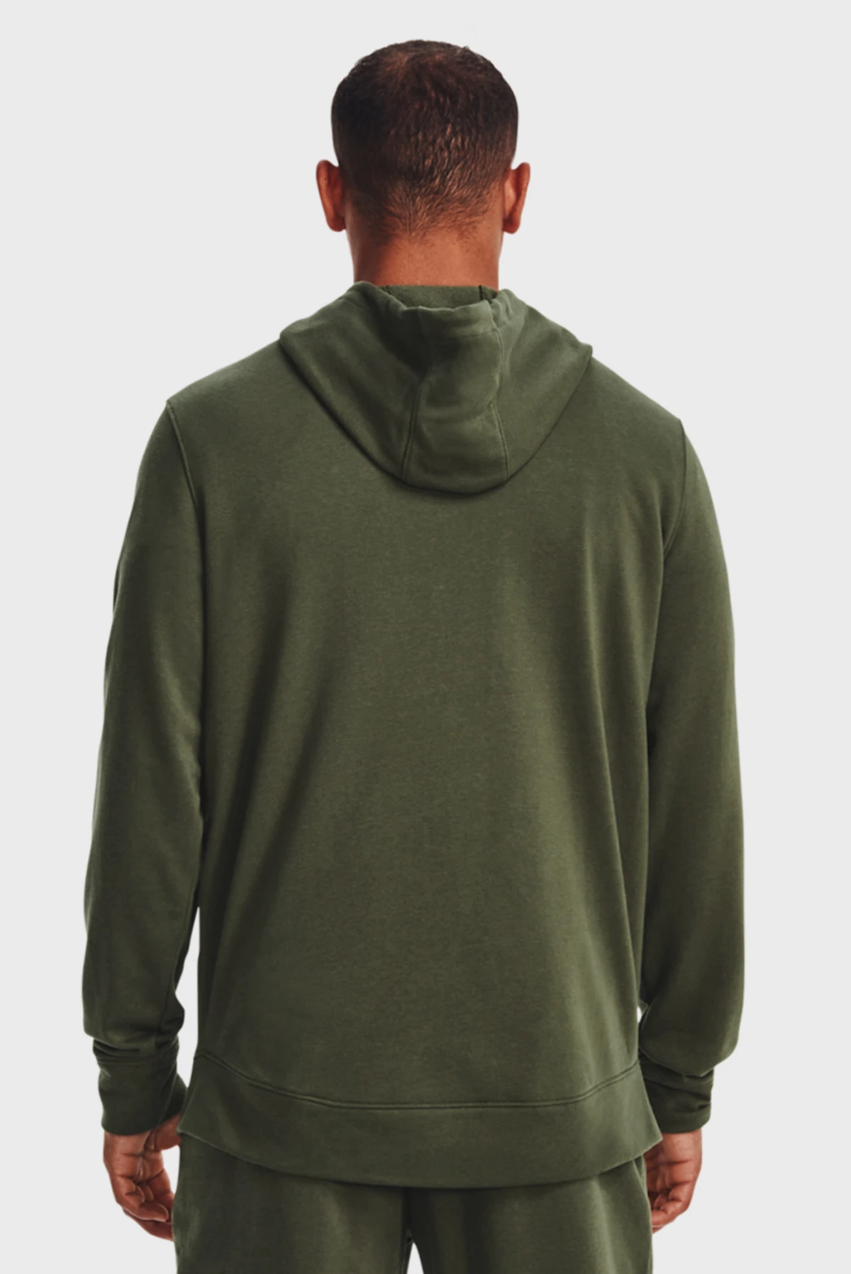 Кофта чоловіча Under Armour Rival Terry Lc Fz Green (1370409-390) — фото 3