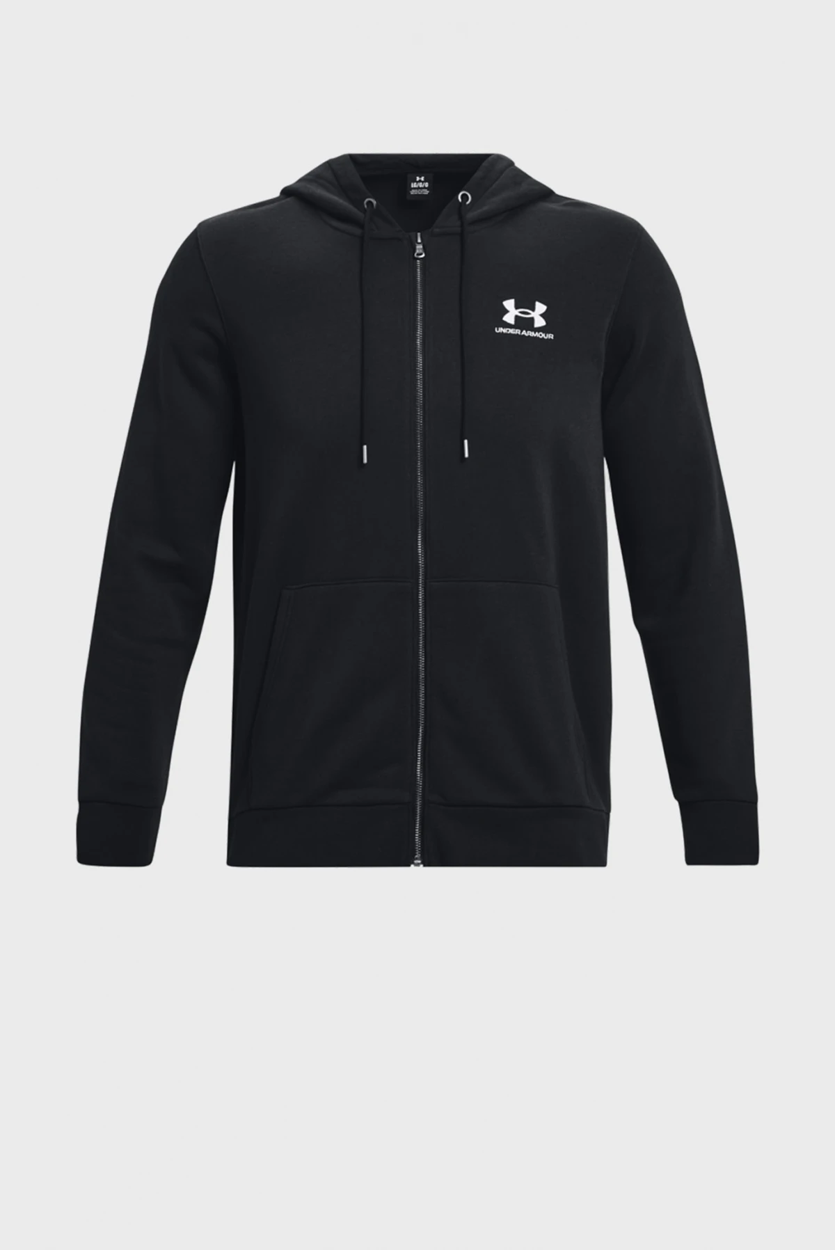 Кофта чоловіча Under Armour Essential Fleece Fz Hood-Blk Black (1373881-001) — фото 6