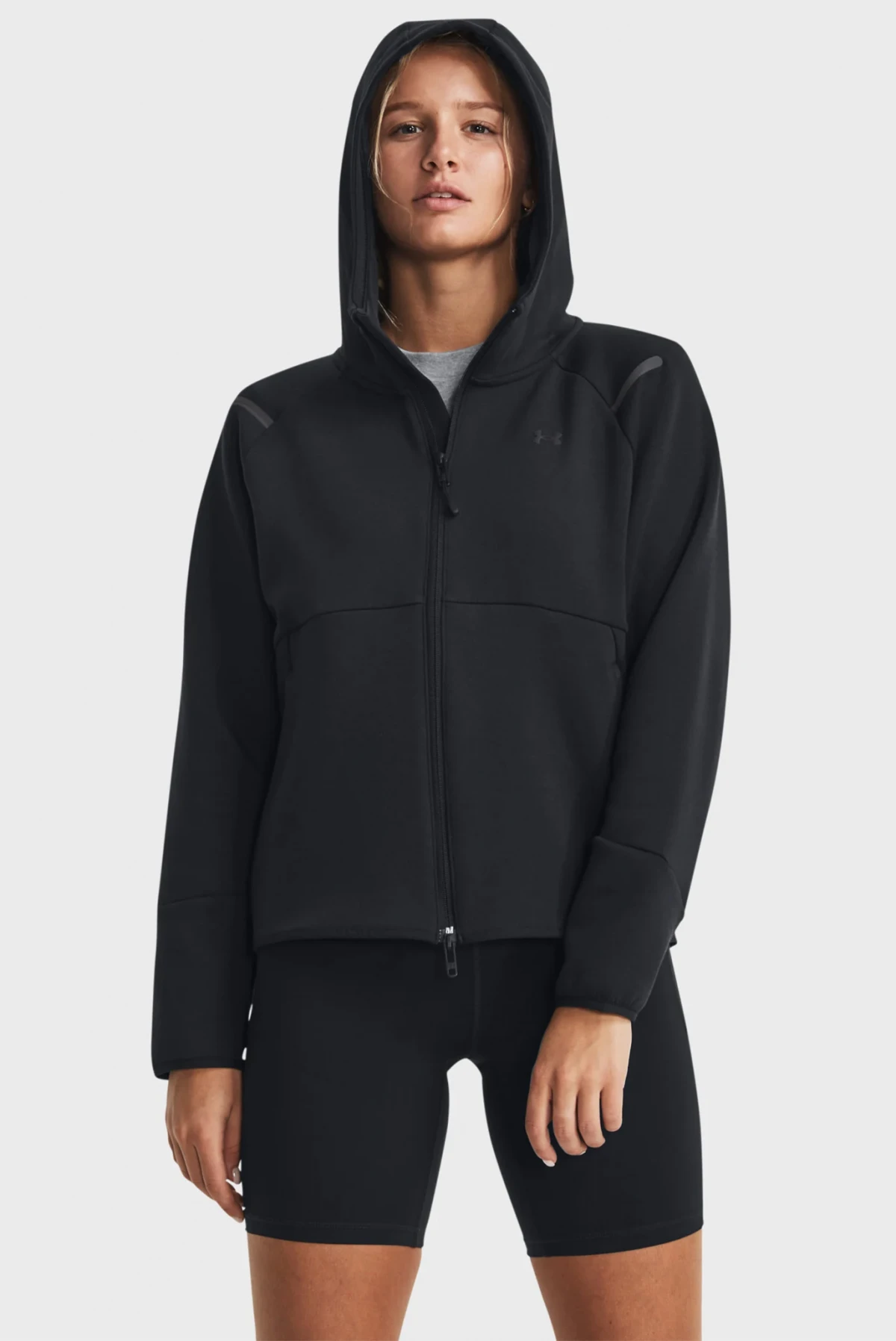 Кофта жіночі Under Armour Unstoppable Flc Fz Black (1379842-001) — фото 1