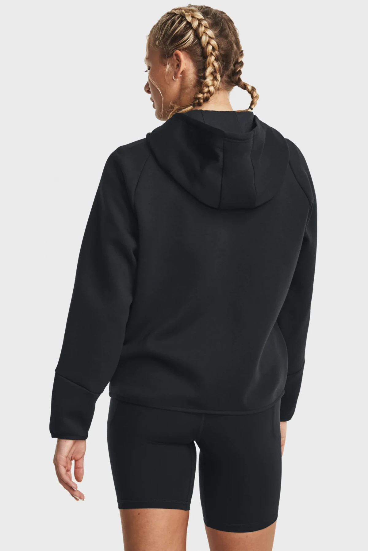 Кофта жіночі Under Armour Unstoppable Flc Fz Black (1379842-001) — фото 3