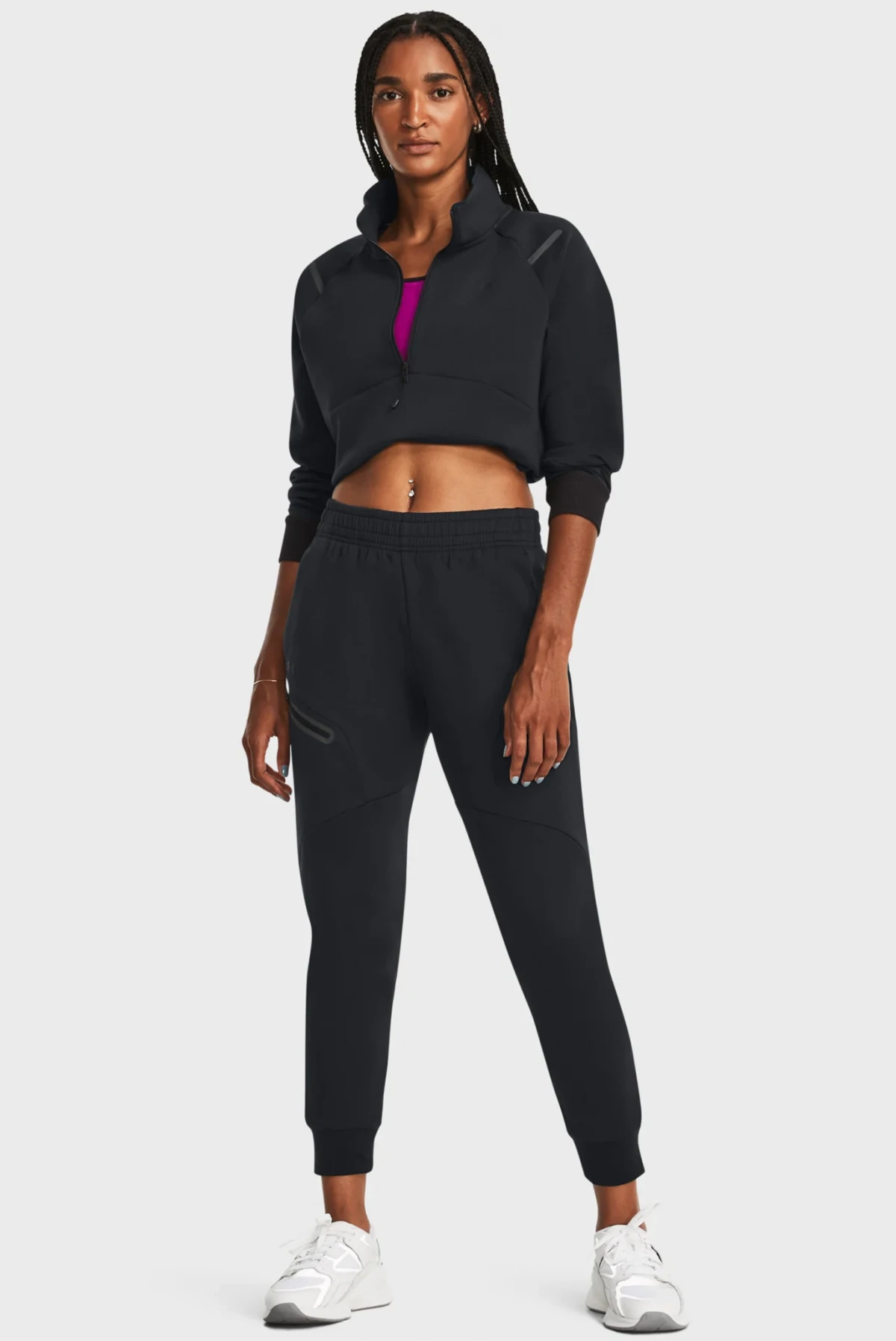 Брюки жіночі Under Armour Unstoppable Flc Jogger Black (1379846-001) — фото 4