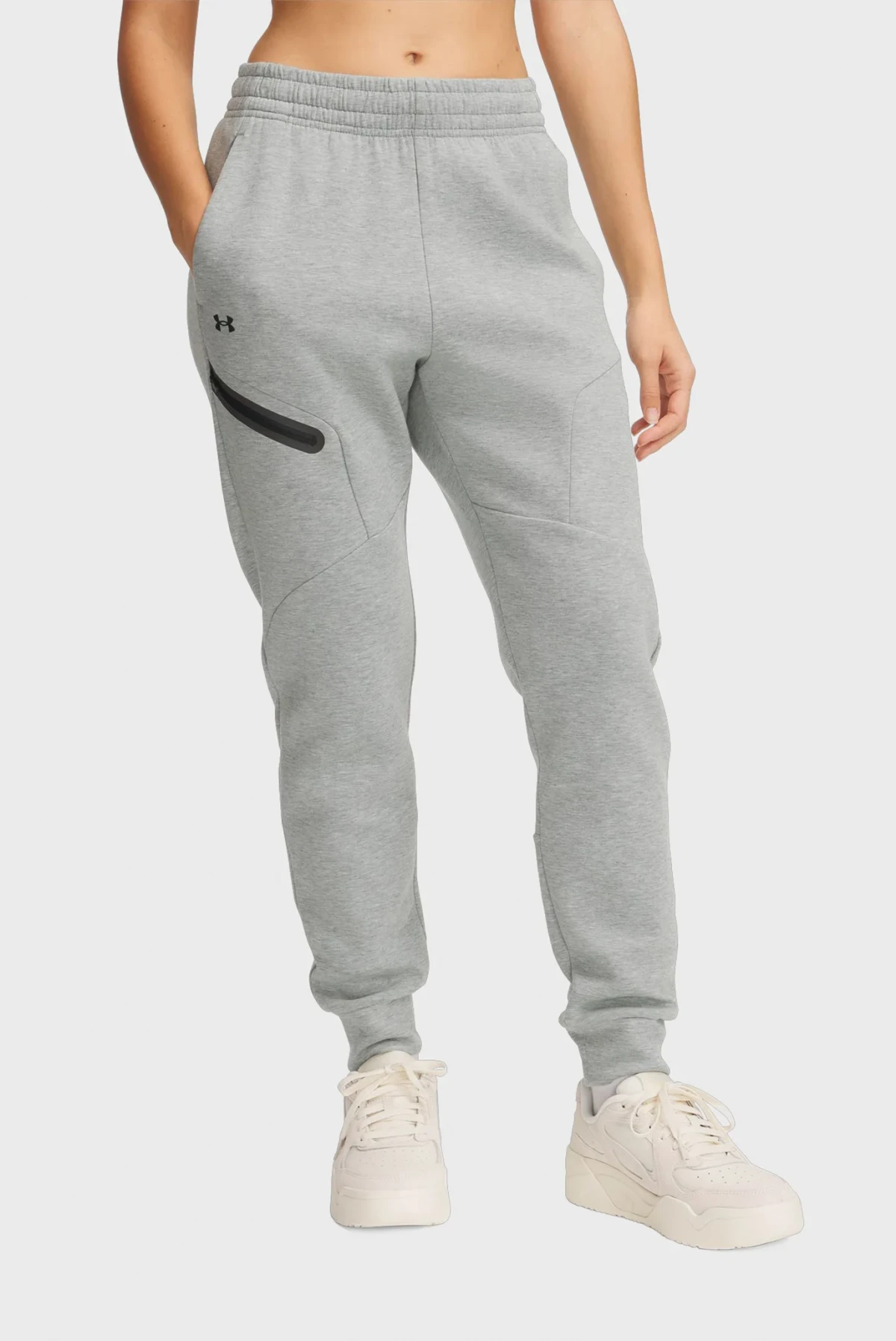 Брюки жіночі Under Armour Unstoppable Flc Jogger Grey (1379846-348) — фото 1