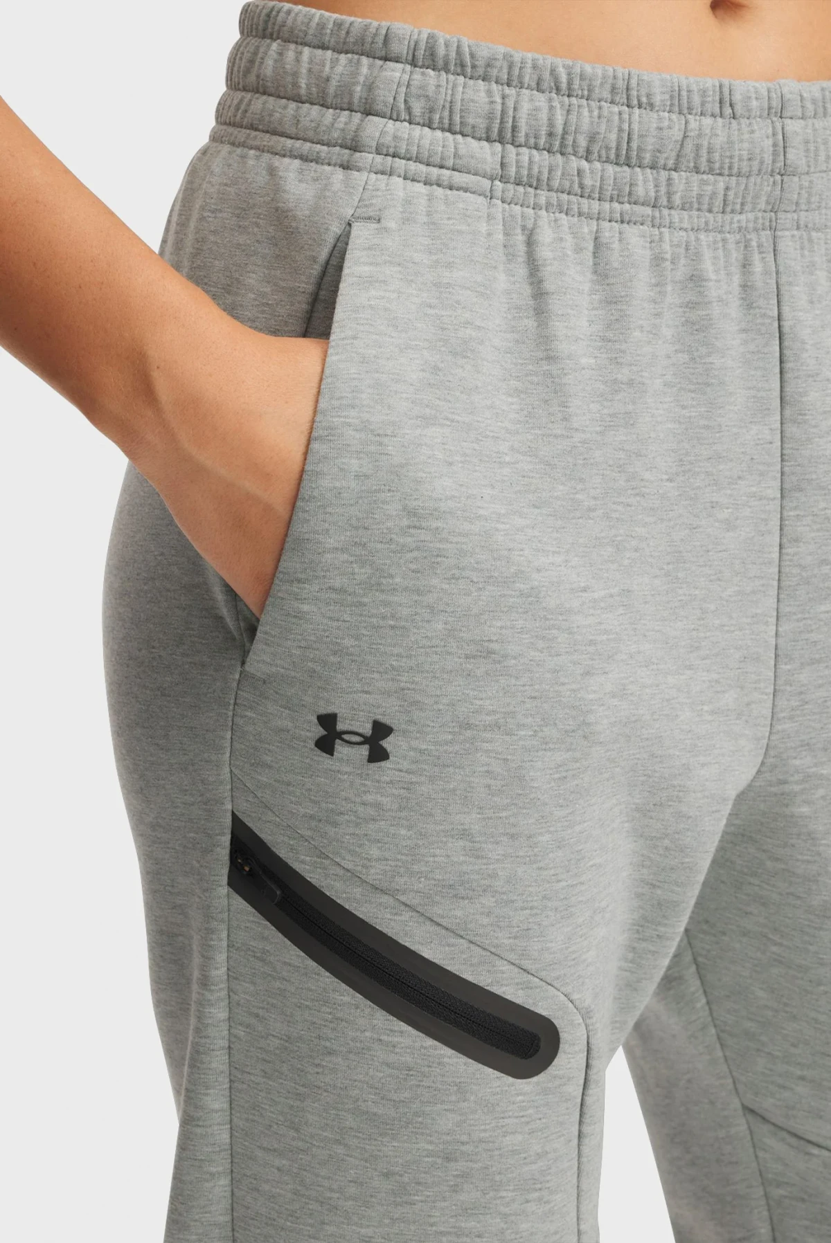 Брюки жіночі Under Armour Unstoppable Flc Jogger Grey (1379846-348) — фото 4