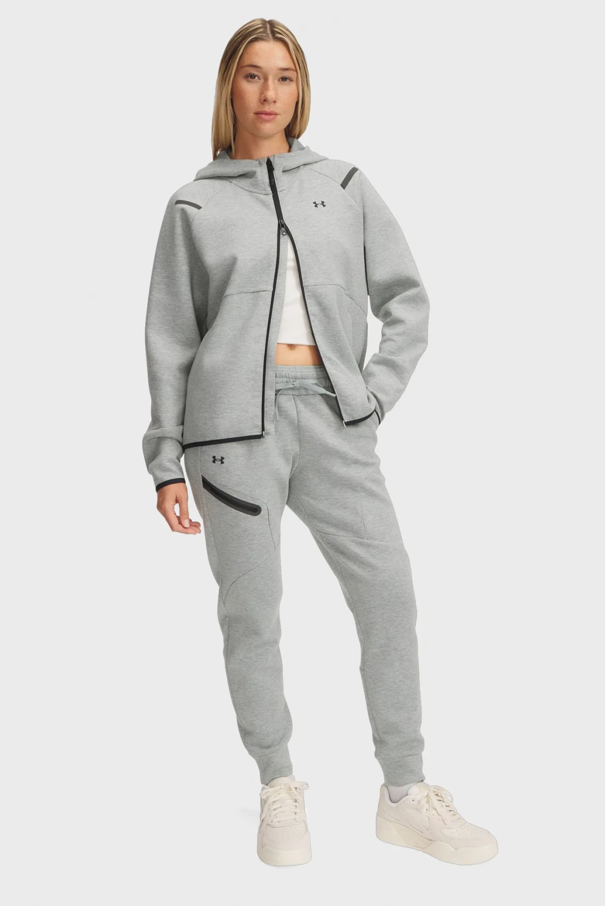 Брюки жіночі Under Armour Unstoppable Flc Jogger Grey (1379846-348) — фото 5