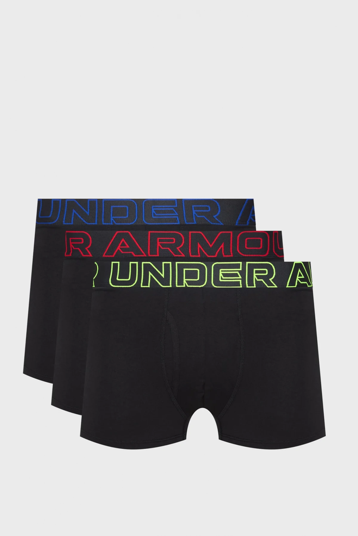 Труси-боксерки чоловічі Under Armour Ua Performance Cotton - Solid 3 In 3Pk (1383891-004) — фото 1