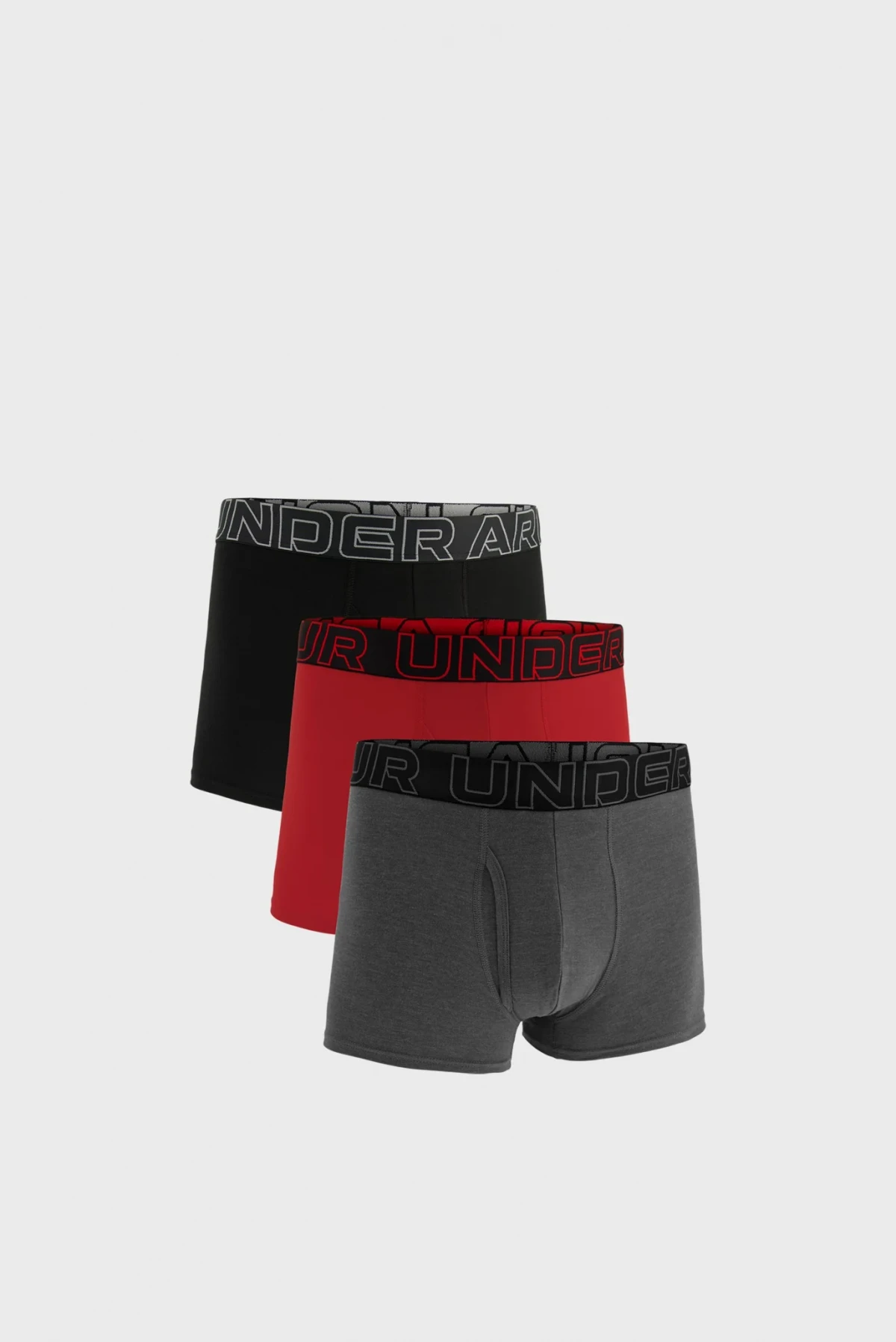 Труси-боксерки чоловічі Under Armour Ua Performance Cotton - Solid 3 3Pk (1383891-025) — фото 1