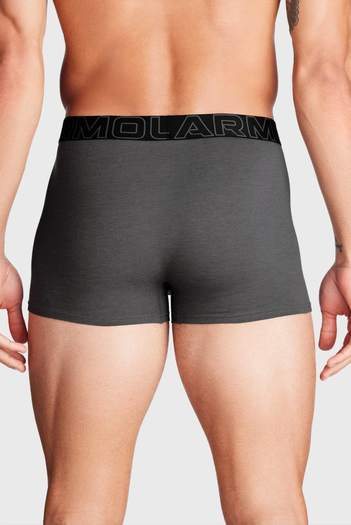 Труси-боксерки чоловічі Under Armour Ua Performance Cotton - Solid 3 3Pk (1383891-025) — фото 5