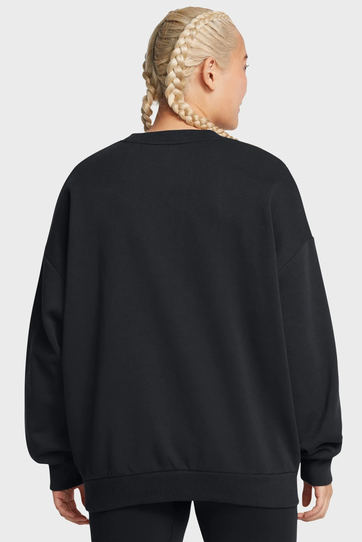 Кофта жіночі Under Armour Ua Rival Fleece Os Crew (1386463-001) — фото 3