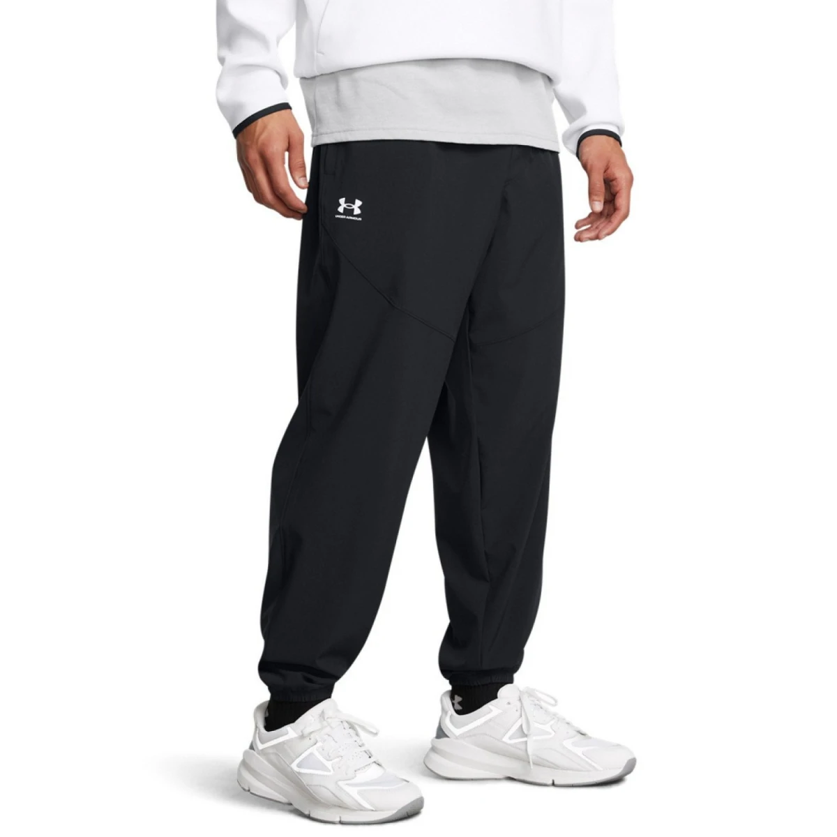 Брюки жіночі Under Armour Rival Wide Leg Pant Black (1386557-001) — фото 1
