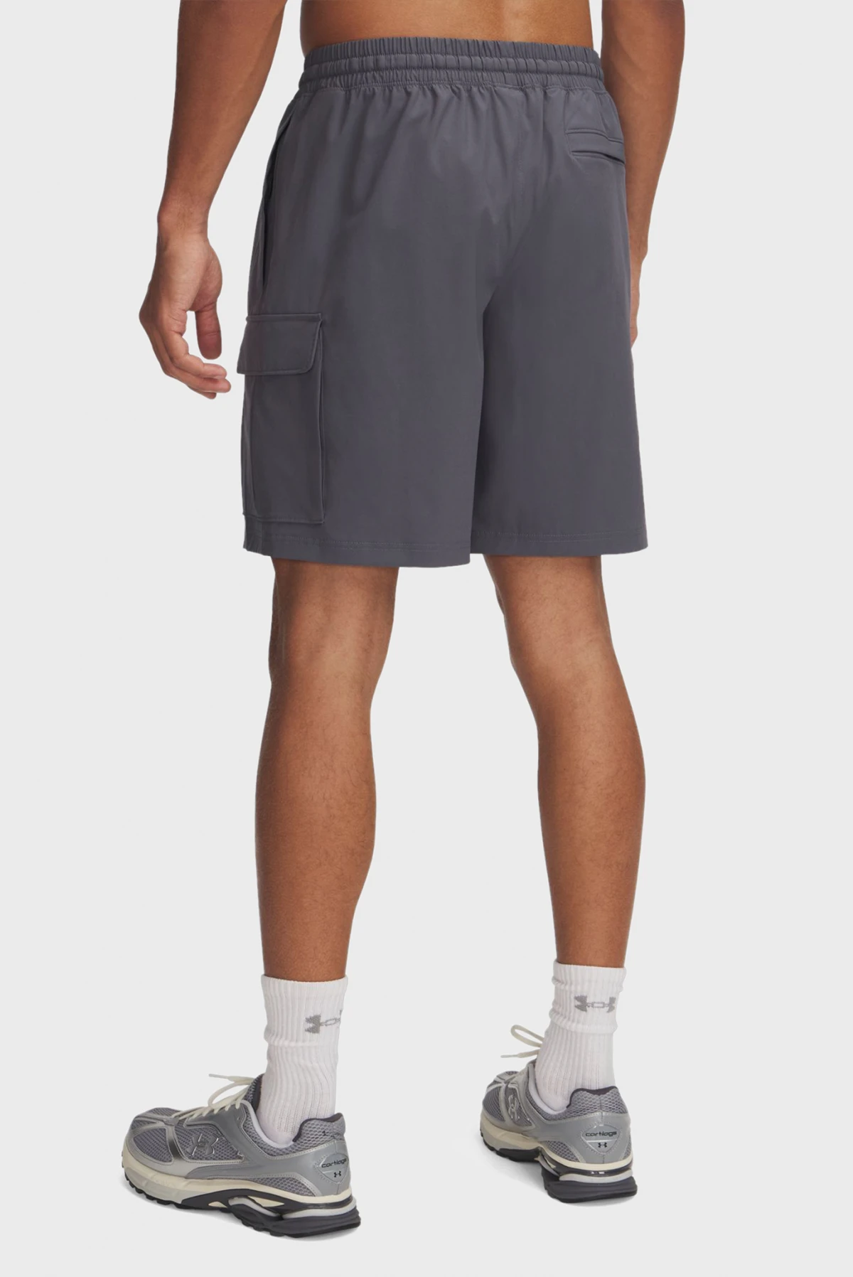 Шорти чоловічі Under Armour Vibe Woven Cargo Short Grey (1386560-025) — фото 4