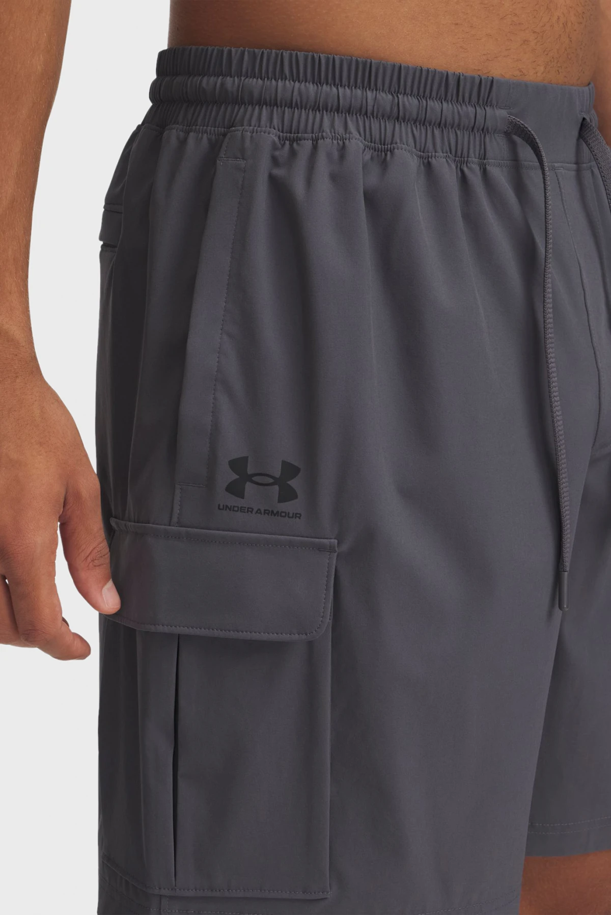 Шорти чоловічі Under Armour Vibe Woven Cargo Short Grey (1386560-025) — фото 5