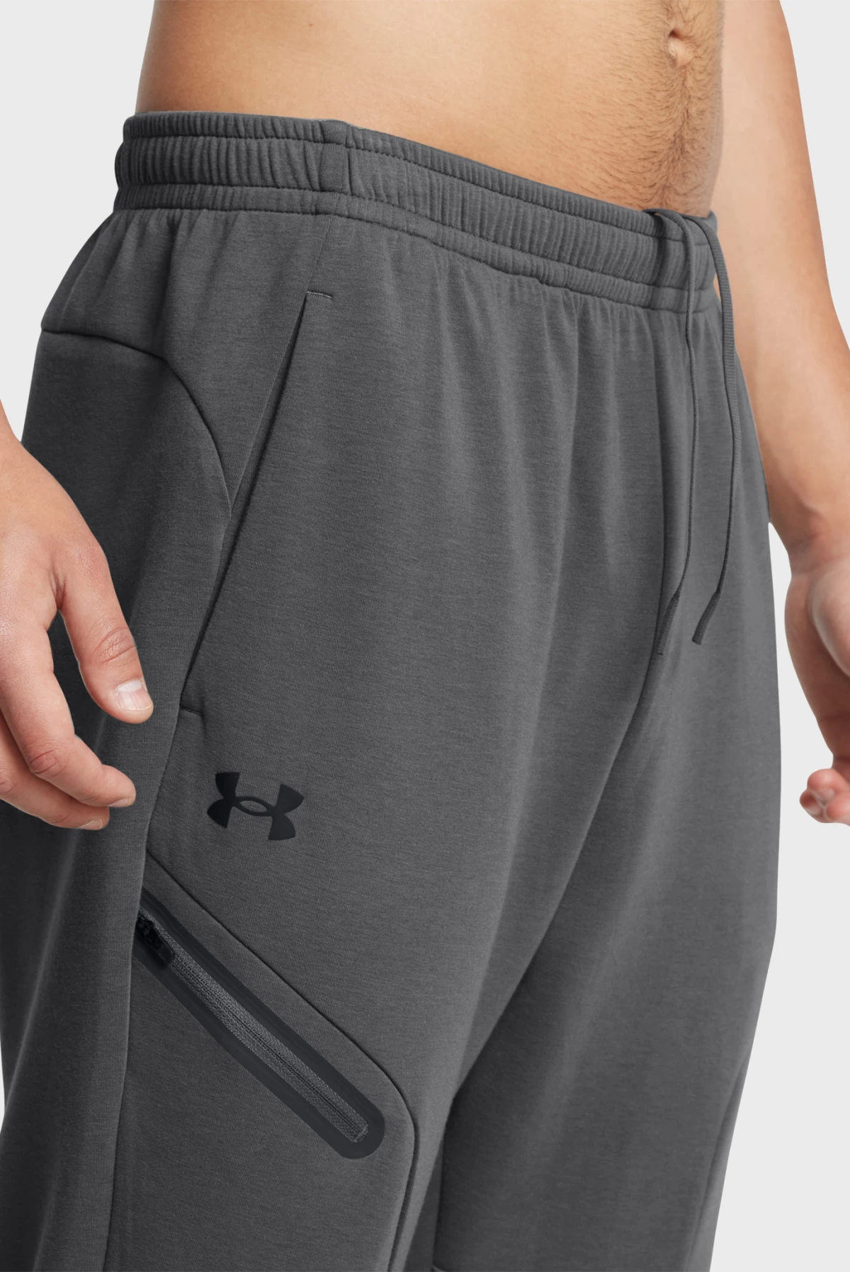 Брюки чоловічі Under Armour Unstoppable Flc Jgr Eu Grey (1389353-025) — фото 5