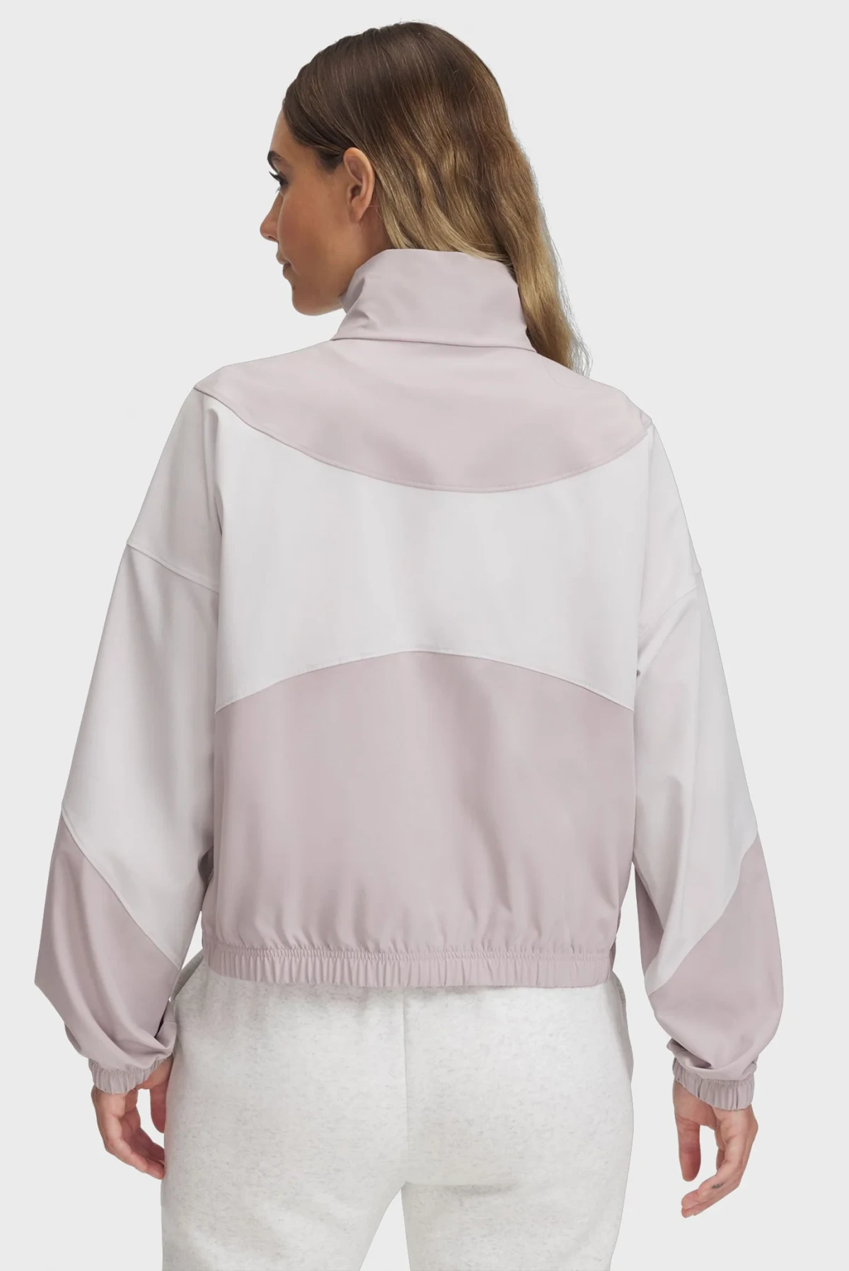 Вітровка жіноча Under Armour Rival Woven Jacket White/Grey (1389631-009) — фото 4