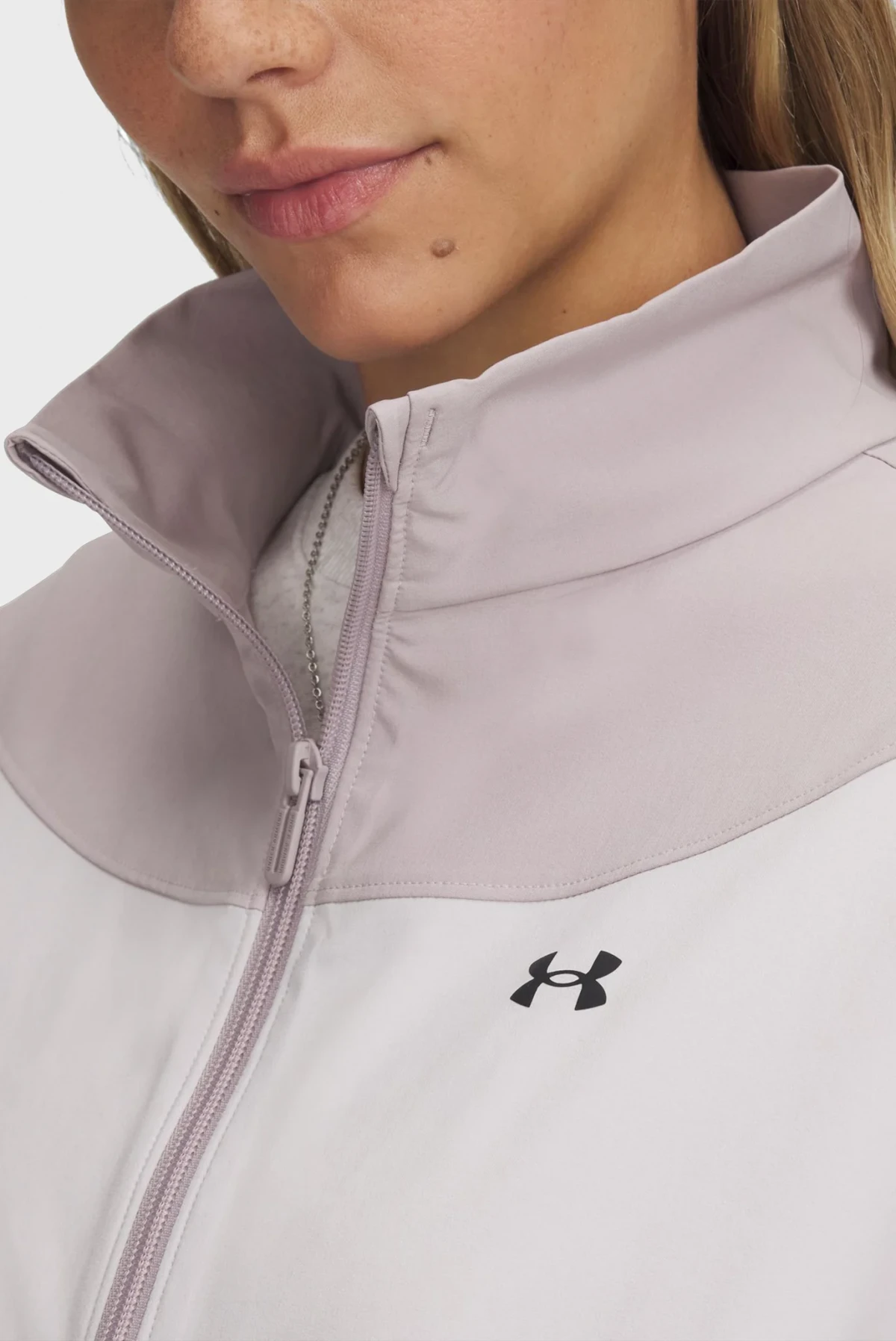 Вітровка жіноча Under Armour Rival Woven Jacket White/Grey (1389631-009) — фото 5