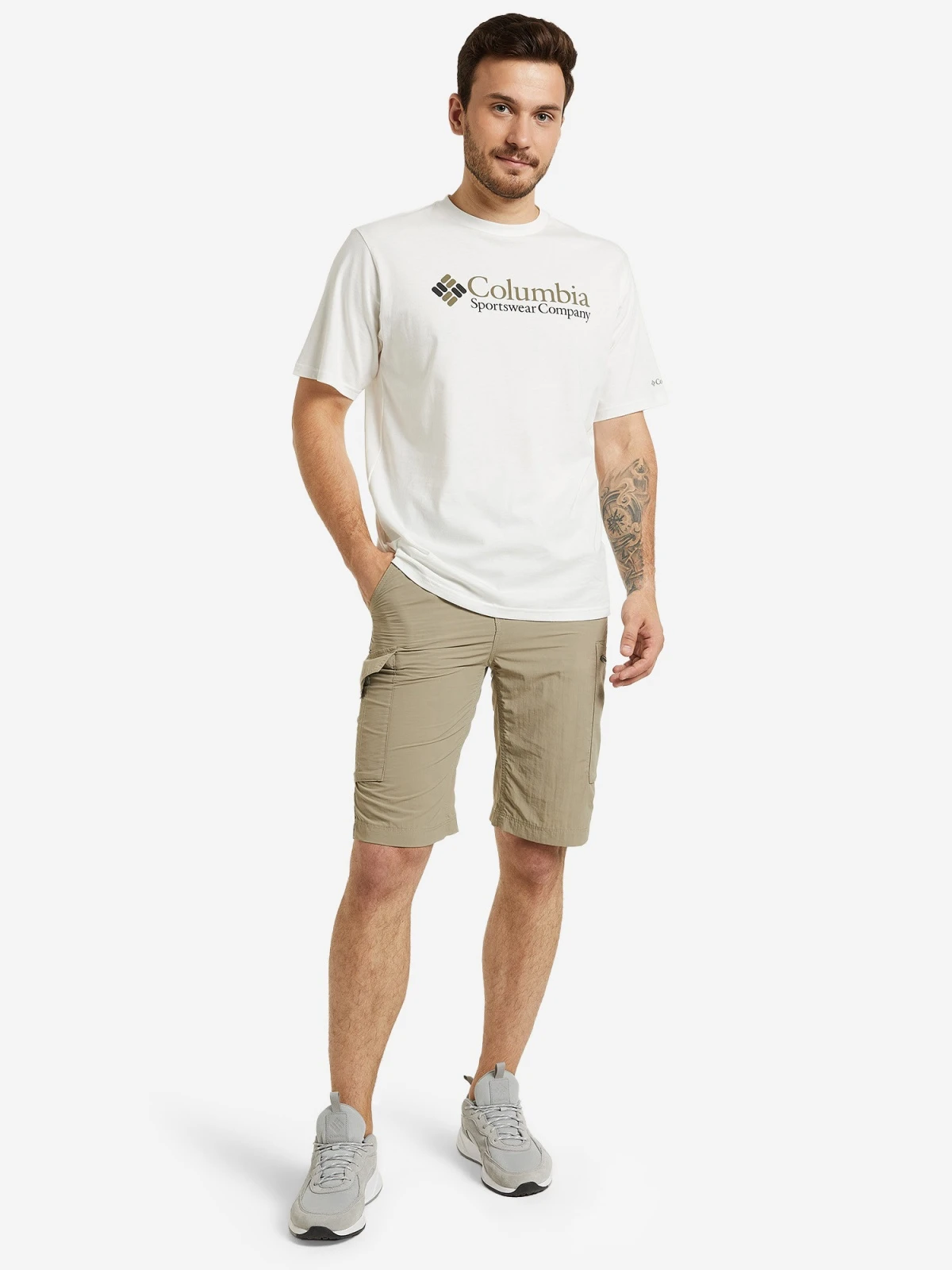 Шорти чоловічі Columbia Silver Ridge Cargo Beige (1441701CLB-221) — фото 6
