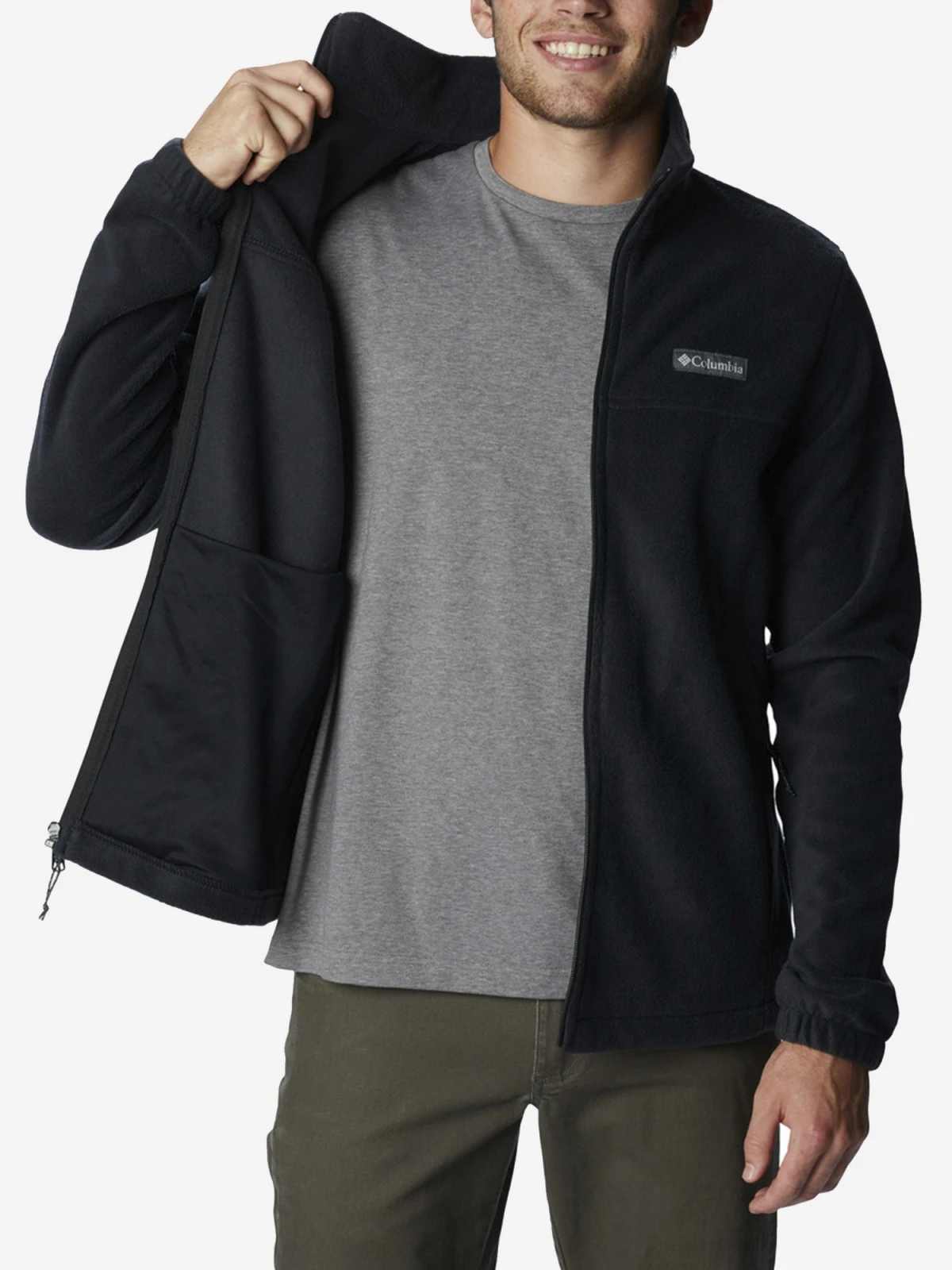 Кофта чоловіча Columbia Steens Mountain Full Zip 2.0 Black (1476671CLB-010) — фото 4