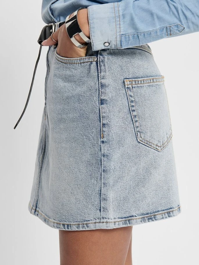 Джинсова спідниця ONLROSE LIFE ASHAPE SKIRT BB NAS2630 15196756 Light Blue Denim ONLY 36 Блакитний — фото 3