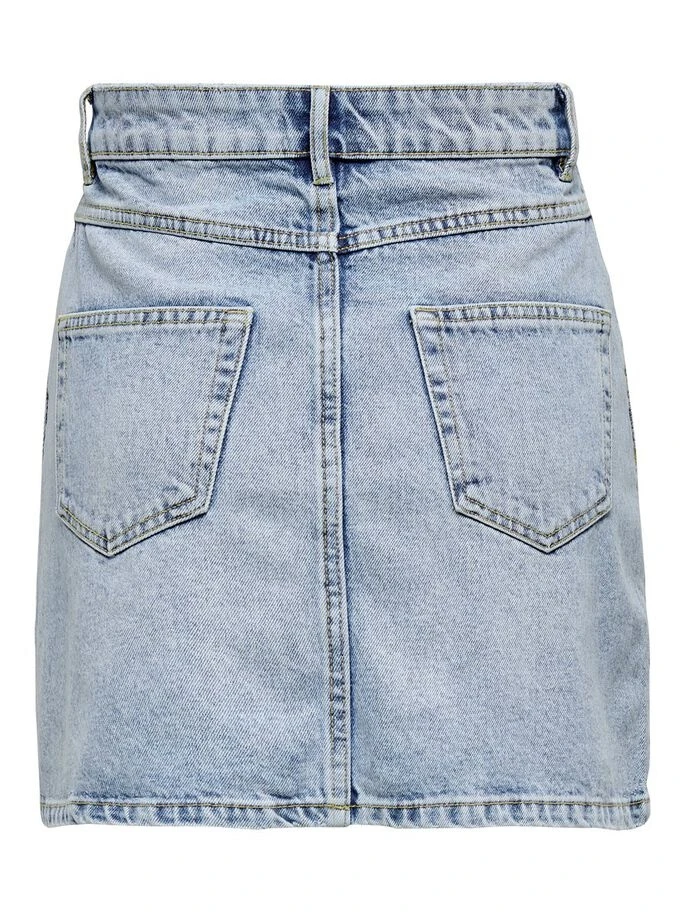 Джинсова спідниця ONLROSE LIFE ASHAPE SKIRT BB NAS2630 15196756 Light Blue Denim ONLY 36 Блакитний — фото 6