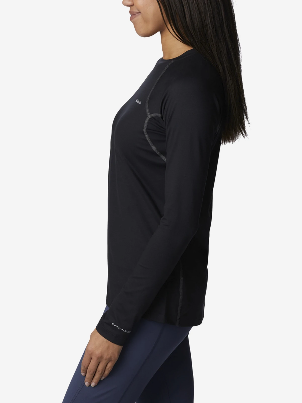 Лосіни жіночі Columbia Heavyweight Stretch Long Sleeve Top Black (1638991CLB-011) — фото 3