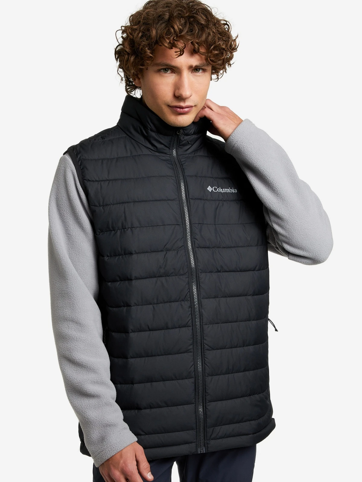 Жилетка чоловіча Columbia Powder Lite Vest Black (1748031CLB-010) — фото 1
