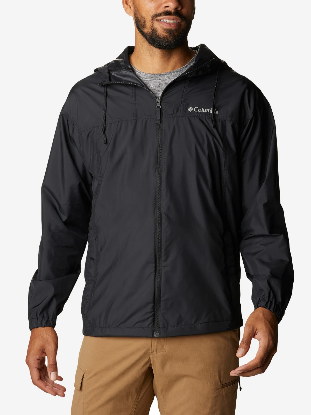 Вітровка чоловіча Columbia Flash Challenger Windbreaker Black (1988731CLB-010) — фото 1