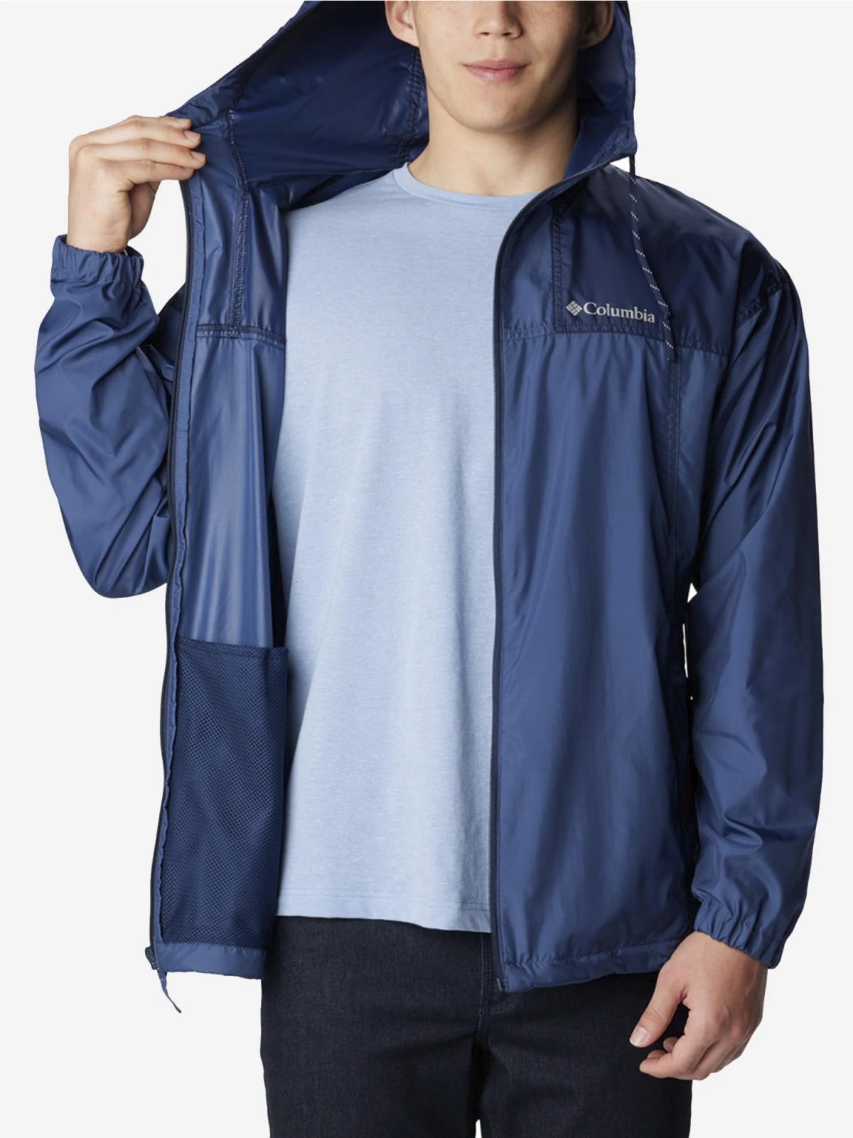 Вітровка чоловіча Columbia Flash Challenger Windbreaker Blue (1988731CLB-479) — фото 6
