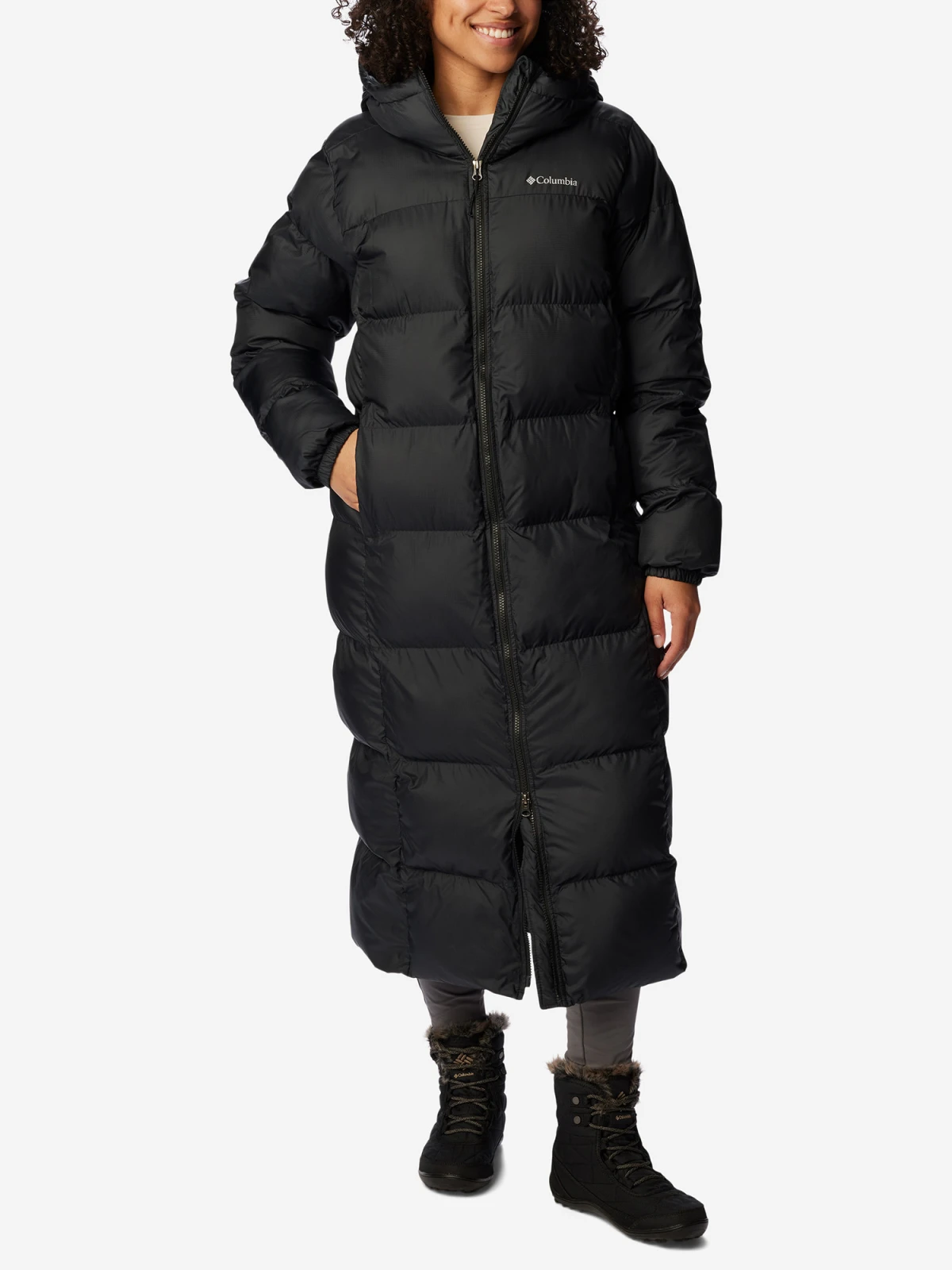 Куртка жіноча Columbia Puffect Ii Long Jacket Black (2088451CLB-010) — фото 1