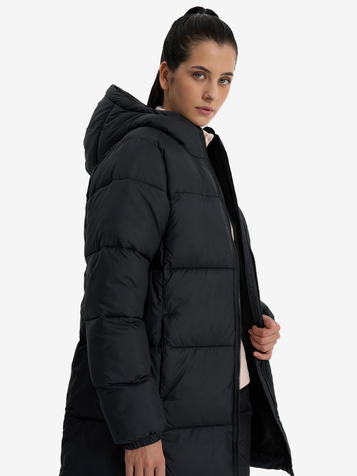 Куртка жіноча Columbia Puffect Ii Mid Hooded Jacket Black (2088471CLB-010) — фото 3