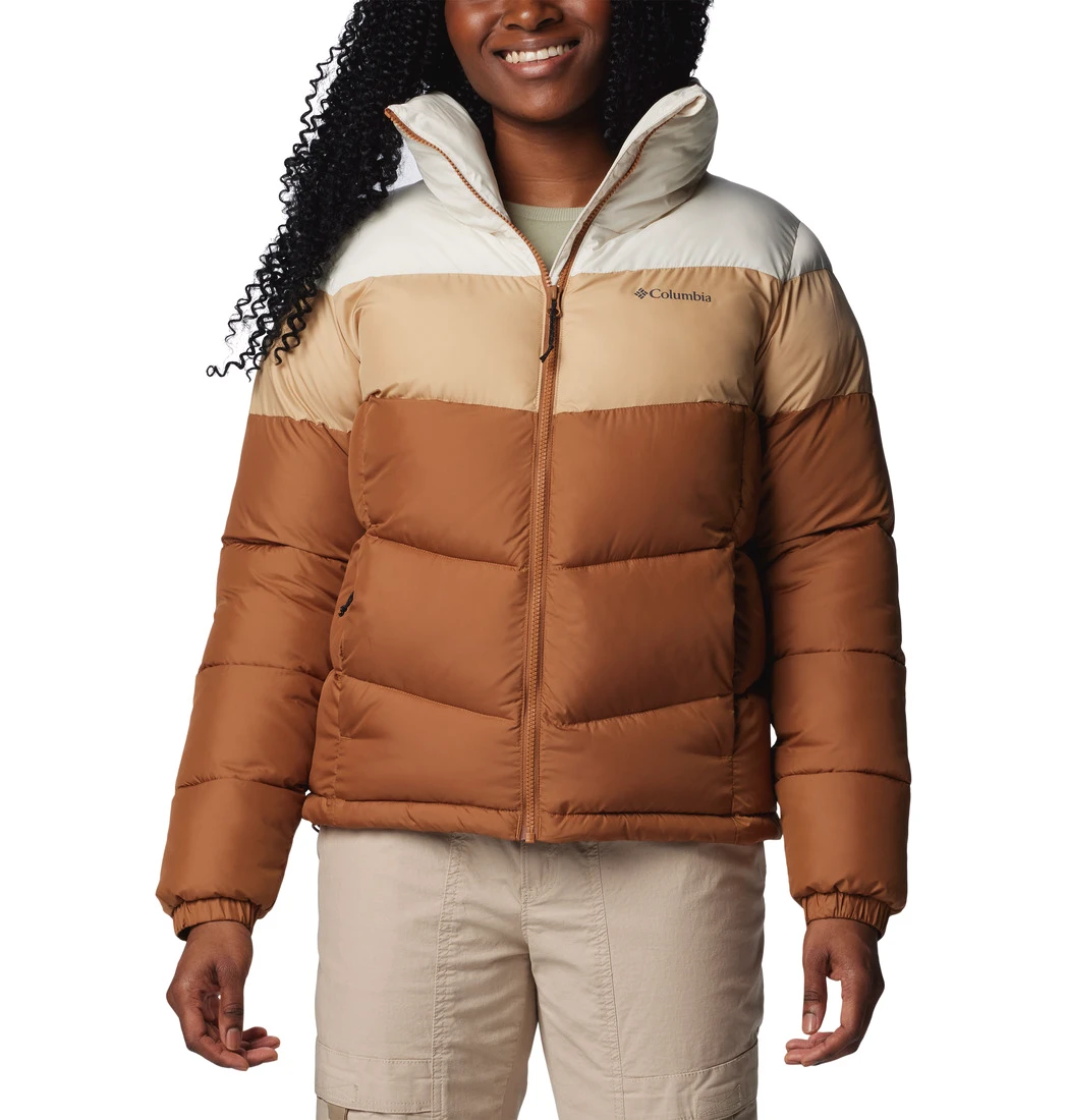 Куртка жіноча Columbia Puffect Ii Colorblock Jacket Brown/White (2088481CLB-224) — фото 1
