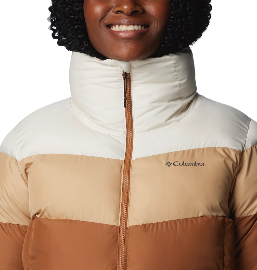 Куртка жіноча Columbia Puffect Ii Colorblock Jacket Brown/White (2088481CLB-224) — фото 6