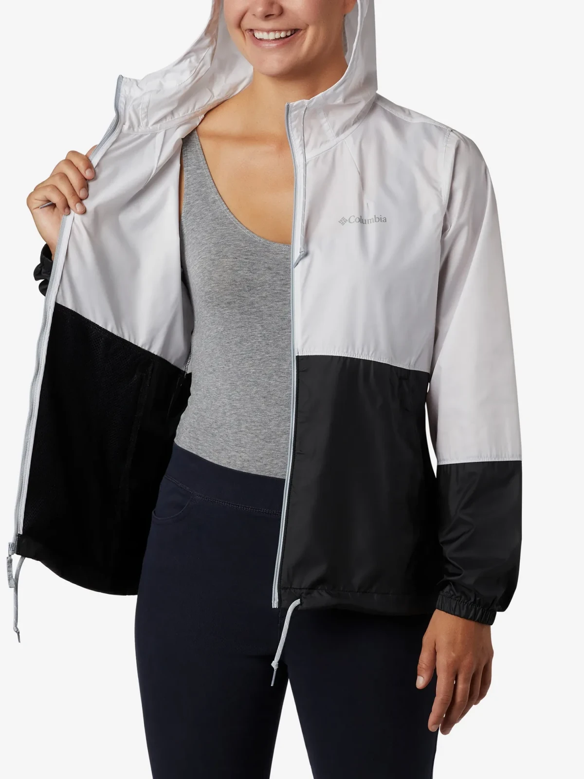 Вітровка жіноча Columbia Flash Forward™ Ii White/Black (2116531CLB-100) — фото 6