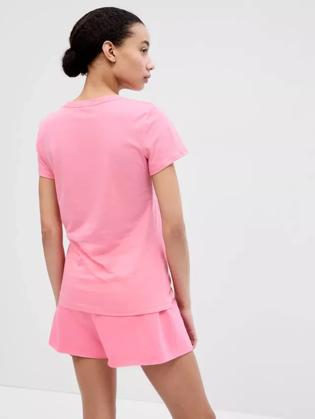 Футболка жіноча Gap Ss Clsc Tee Pink (268820-68) — фото 3