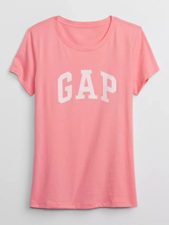 Футболка жіноча Gap Ss Clsc Tee Pink (268820-68) — фото 4