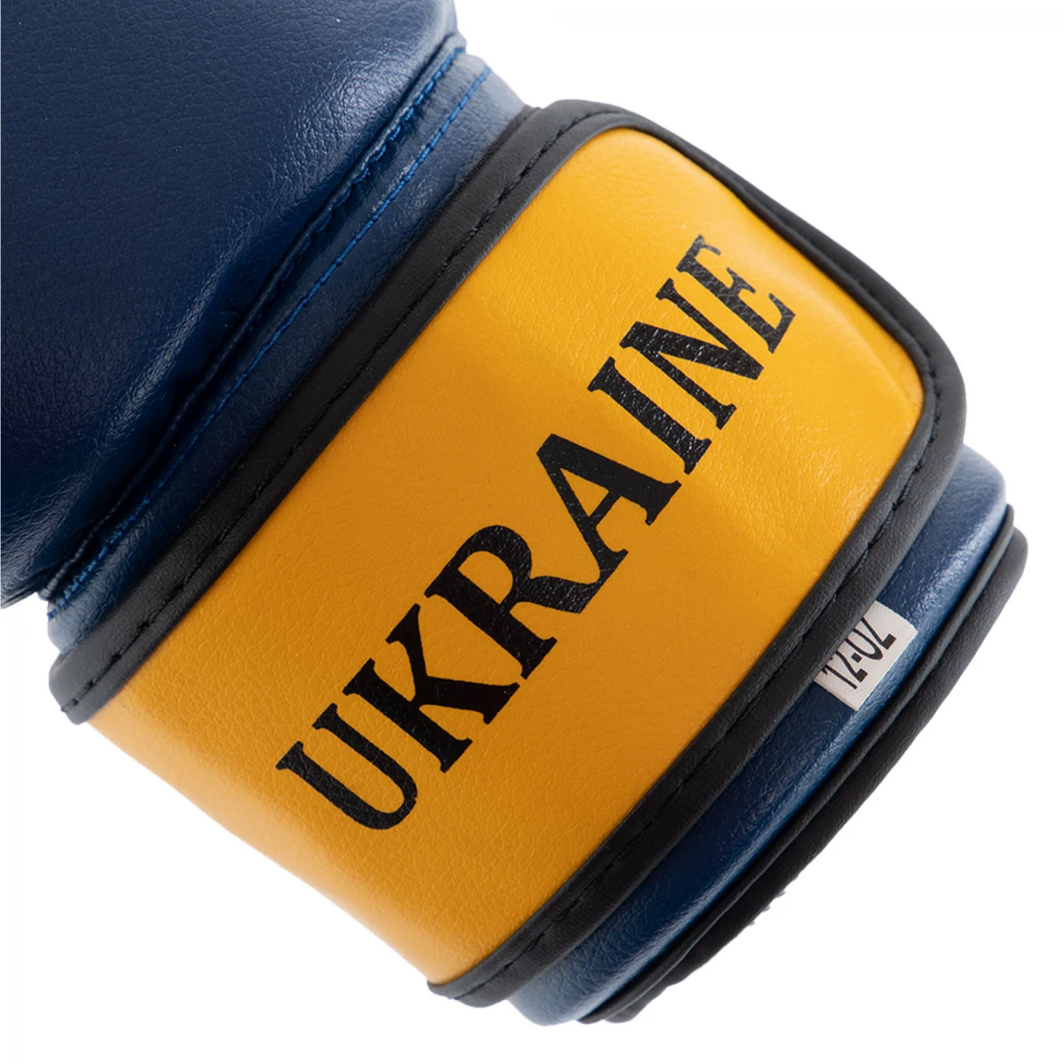 Рукавиці для боксу Tryzub Ukraine MA-7555 Zelart 12 Темно-синій — фото 5