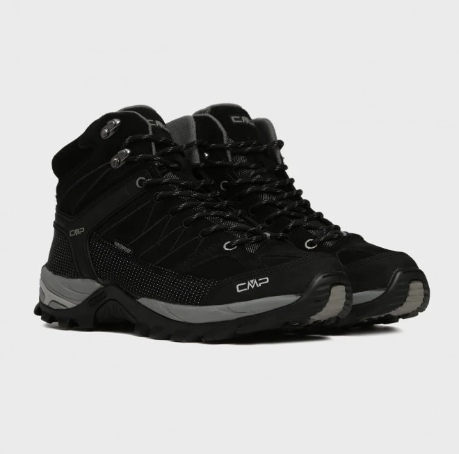 Трекінгові черевики RIGEL MID TREKKING SHOE WP 3Q12947-73UC CMP 42 Чорний — фото 3