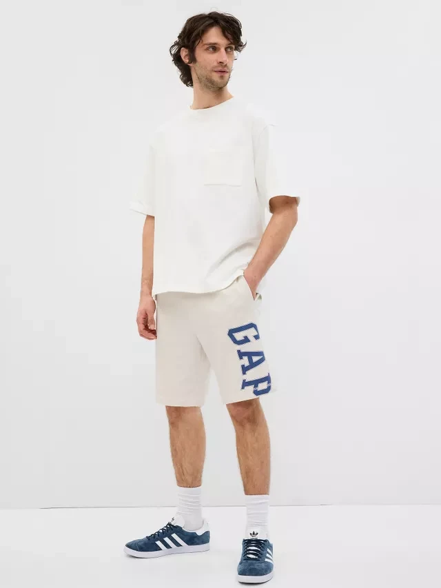 Шорти чоловічі Gap J - Side Arch Short White (541617-02) — фото 1