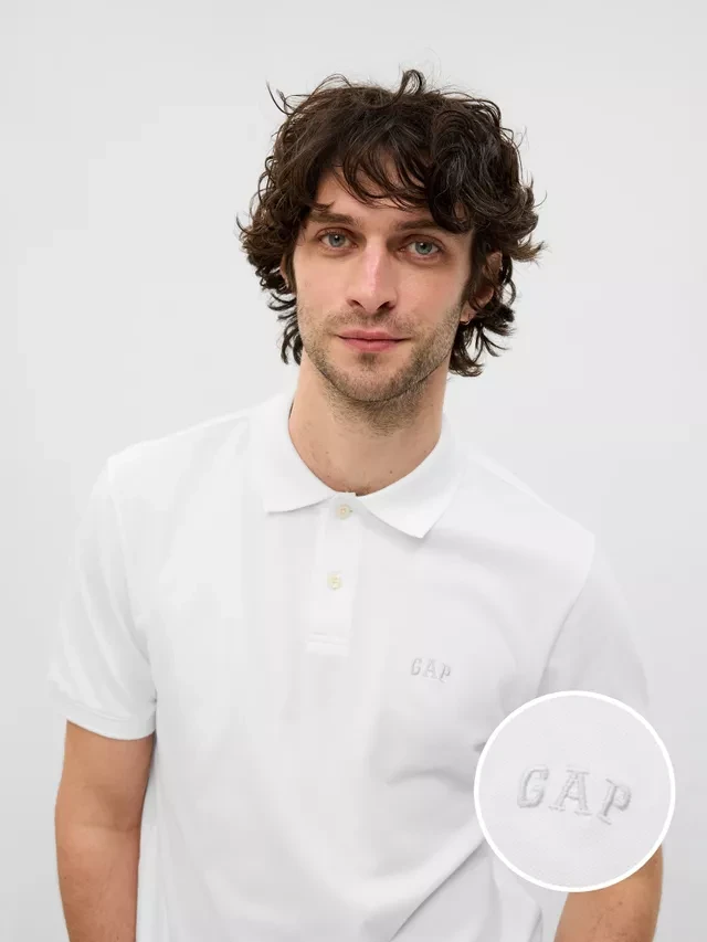 Футболка чоловіча Gap F-Logo Regular Fit White (586306-05) — фото 1