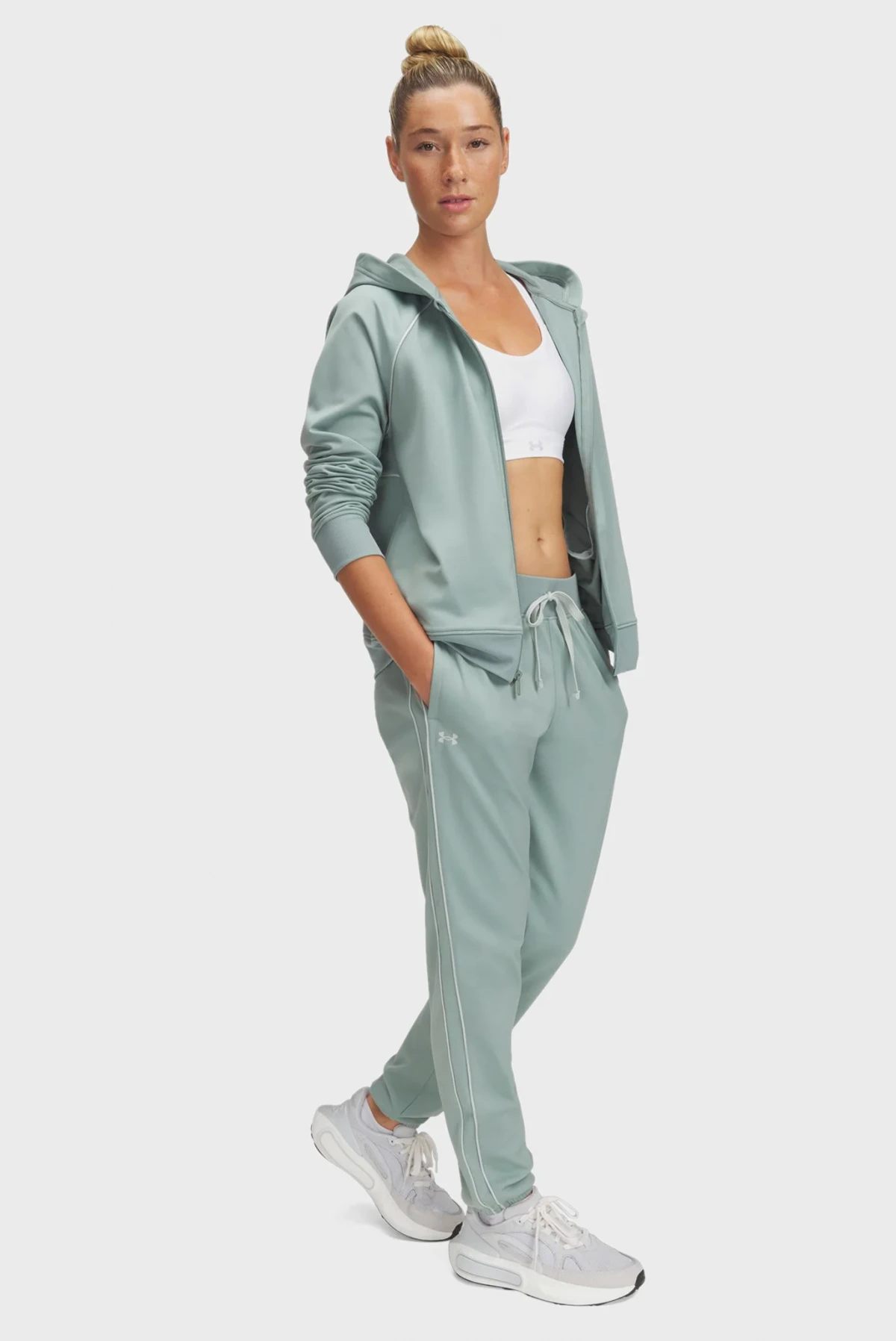 Спортивний костюм жіночий Under Armour Rival Tricot Tracksuit Hd Turquoise (6001966-348) — фото 1