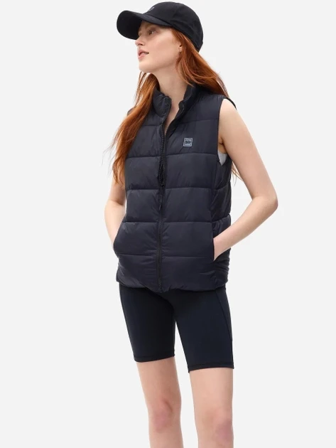 Жилетка жіноча Gap Lightweight Logo Puffer Vest Black (724311-03) — фото 1