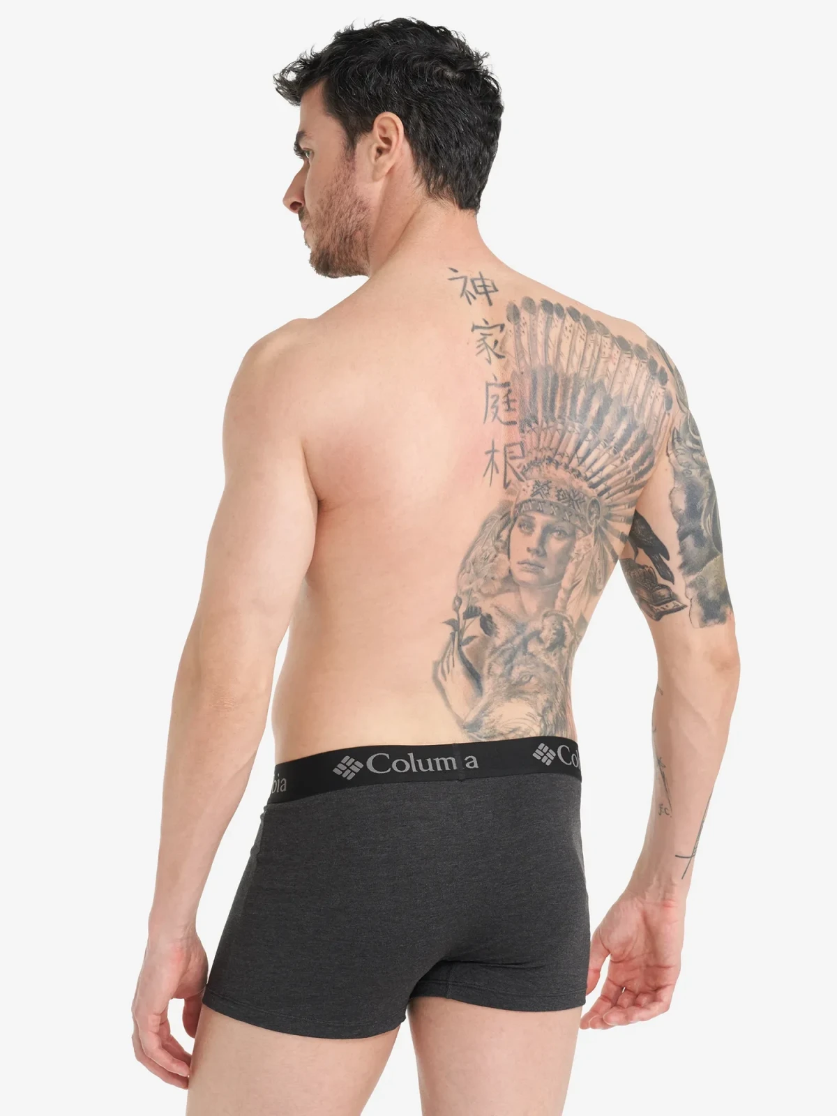 Труси чоловічі Columbia Performance Cotton Stretch Melange Black (2 ) (CPCB02CLB-BLK) — фото 4